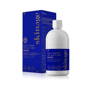 Hidrolizált, tengeri kollagén, folyékony, 20 000 mg-os magas koncentrációjú, hialuronsavat és koenzim Q10-et tartalmaz, ananász ízű, 500 ml