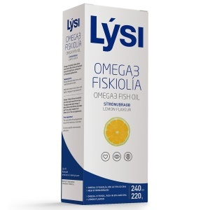 Omega 3, ulei de pește cu aroma de lamaie, 240 ml