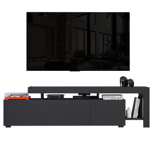 Comoda TV suspendata antracit pentru televizoare de până la 85'' - Img 11