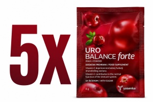 Pachet 5 plicuri Uro Balance Forte, 3000mg, ( D-manoza pentru infectii urinare )