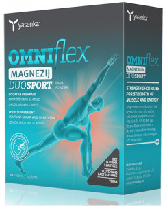Citrat de Magneziu, Omniflex Duo Sport, 20 plicuri