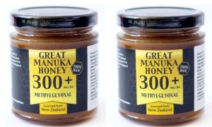 Manuka méz MG 300+, 250 g-os kiszerelésben (2 darabos csomag)