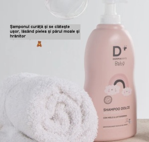 Lactoferrin és méz tartalmú csecsemő sampon, 500 ml - Img 2