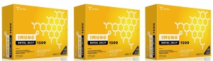 Méhszirup 1500 mg C- és D-vitaminnal, valamint cinkkel, Imuno Royal Jelly, 16x25 ml, 3 db