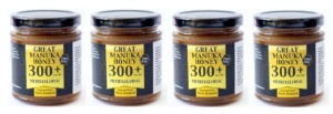 Мед манука MGO 300+, 250 г, 4 баночки