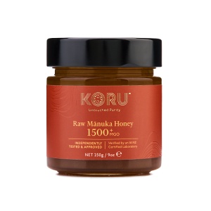 Miere de Manuka MGO 1500+ ( UMF 28+ ) 250g Koru ( borcan de sticla ) - Img 1