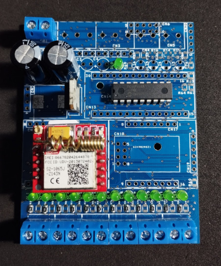 CCTG44OC - CombiTel Combinatore Telefonico GSM 4 Digital Input 4 Digital Output_hw.ELETTRONICA_sw.SQUILLI