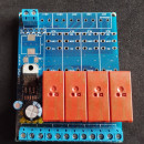 CIRELE04 - CombiTel Interfaccia a 4 relè 8A, 240 VAC per Telecontrollo IoT, GSM ,WIFI , LAN, domotica