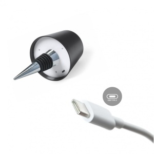 Lampă LED cu Dop pentru Sticlă Negru - Img 2