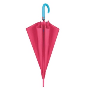 Umbrela Automată Fucsia cu Măner Plastic