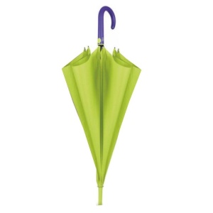 Umbrela Automată Verde Lime cu Măner Plastic