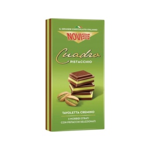 Ciocolată cu Fistic Cuadro Quattro Novi 110gr