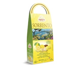 Migdale în Ciocolată Albă cu Aromă de Lămâie Sorrento Crispo 150gr