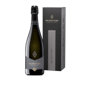 Vin Spumant Alb Muratori Franciacorta DOCG 2025 Satèn Brut 0.75l Cutie