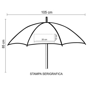 Umbrela Automată Acqua cu Măner Plastic - Img 3