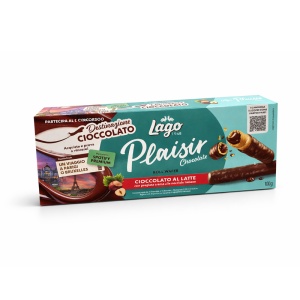 Napolitane Roll cu Ciocolată cu Lapte Lago 100gr
