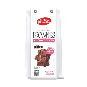 Mix pentru Brownies cu Ciocolată fără Gluten Molino Rossetto 300gr