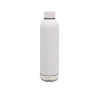 Termos Alb 500ml cu Boxă Bluetooth și LED