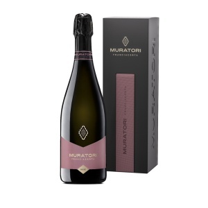 Vin Spumant Muratori Franciacorta DOCG 2025 Rosé Extra Brut 0.75l Cutie
