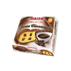 Chec Pufos cu Cremă de Ciocolată Maina 400gr
