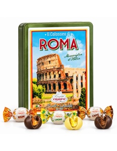 Praline Asortate Roma în Cutie Metalică Crispo 200gr - Img 3
