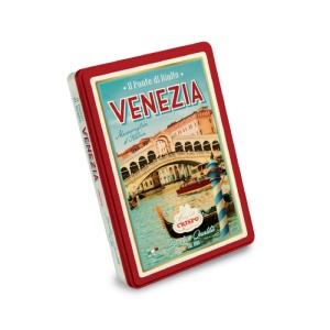Praline Asortate Venezia în Cutie Metalică Crispo 200gr