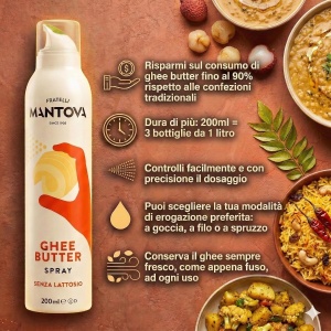 Spray cu Unt Ghee Mantova 200ml - Img 3