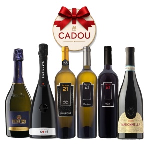 Pachet 6 Sticle de Vin cu Șurubelniță Electrică Sparco Cadou