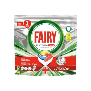 Capsule Mașina de Spălat Vase Fairy Platinum 12 capsule