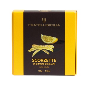Coajă de Lămâie Semiconfiată Fratelli Sicilia 100gr