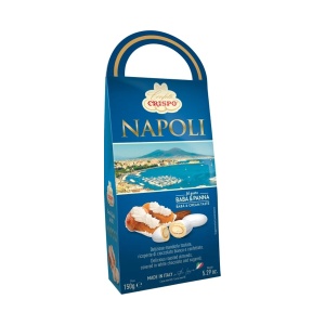 Migdale în Ciocolată Albă cu Aromă de Babà & Panna Napoli Crispo 150gr