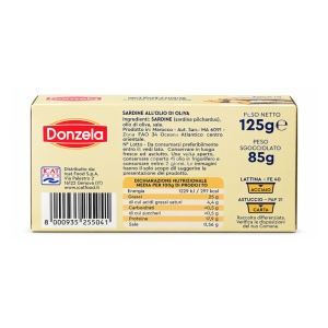 Sardine în Ulei de Măsline Donzela 125gr - Img 2