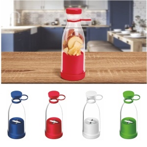 Blender Portabil Roșu cu USB 380ml - Img 2