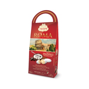Migdale în Ciocolată Albă cu Aromă de Stracciatella Roma Crispo 150gr