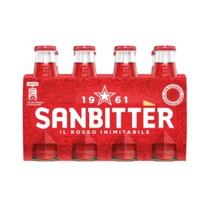 Sanbitter Roşu Băutură Răcoritoare Carbogazoasă 100ml