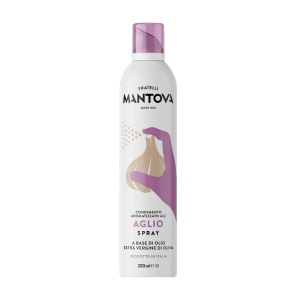 Spray cu Ulei de Măsline Aromatizat cu Usturoi Mantova 200ml