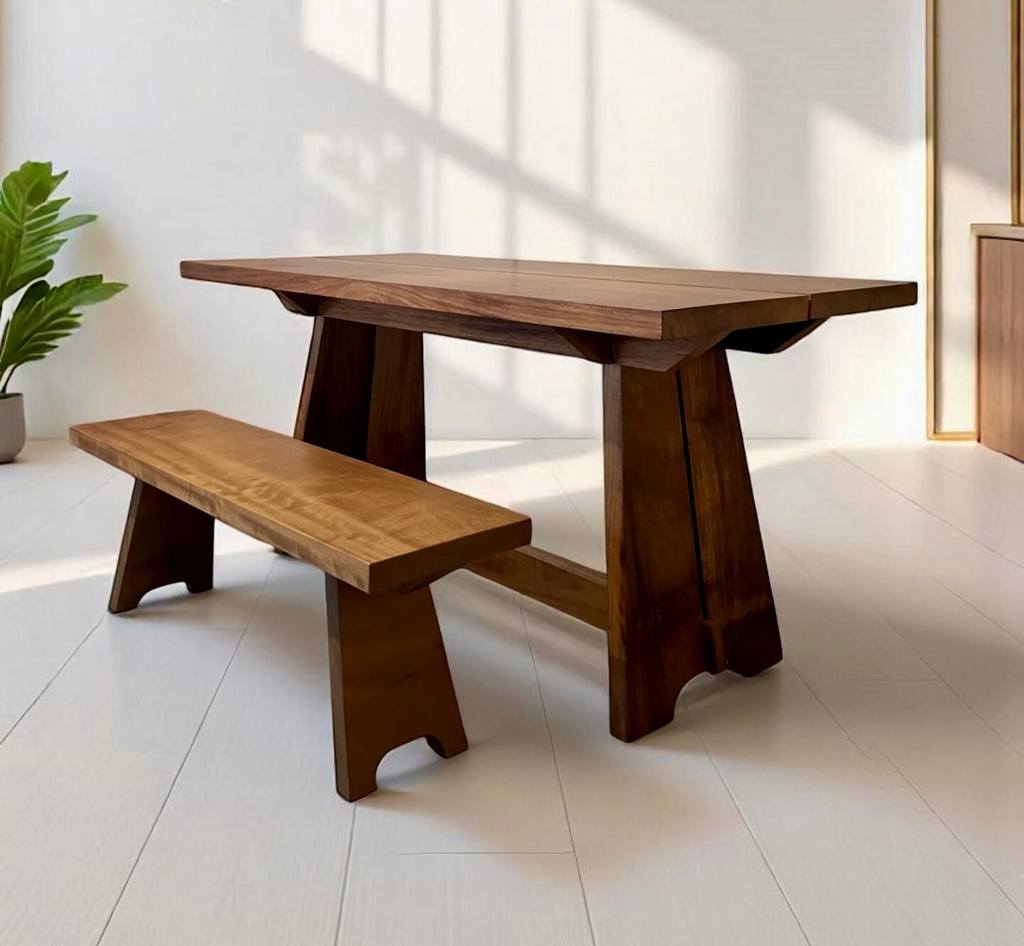 Rustic benches