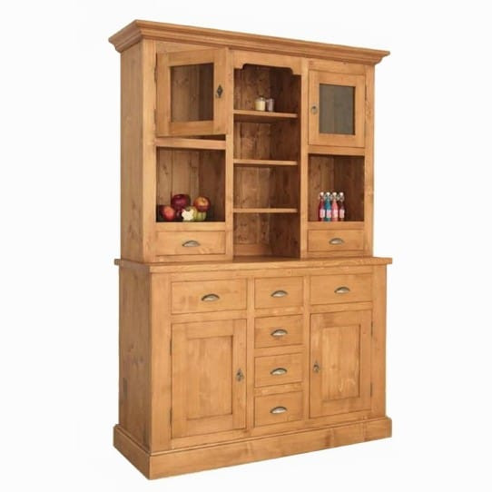 Bufet lemn masiv Inka Flaveur, 137 x 50/41 x 197 cm