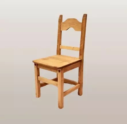 Scaun Rustic Marie, lemn masiv, Inaka Flaveur, 40 x 42 x 91 cm