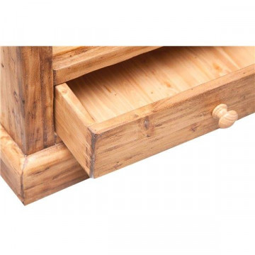Biblioteca Dolce Toscana lemn de tei natur antik, 109 x 36 x 180 cm - Img 5