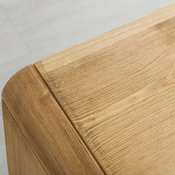 Bufet cu 3 usi si 3 sertare Sahara, Lemn masiv rustic, 133 x 45 x 85 cm - Img 5