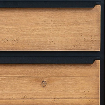 Bufet Lemn masiv Mexicana, 3 usi si 3 sertare, 142 x 45 x 85 cm - Img 3