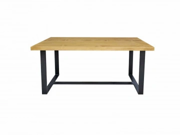 Masuta de cafea lemn masiv Industrial Wood, 100 x 50 x 45 cm - Img 4