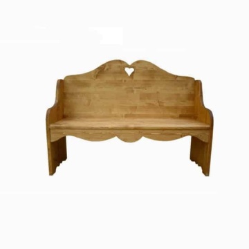 Bancuta Rustica Dalia lemn masiv, 125 x 47 x 105 cm - Img 2