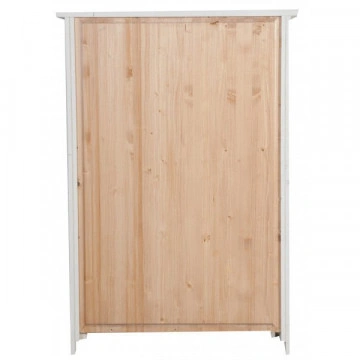 Biblioteca Dolce Toscana lemn masiv tei, alb unt antik, 68 x 25 x 98 cm - Img 4