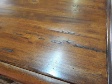 Comoda Dolce Toscana 4 sertare lemn masiv tei, nuc antik, 114 x 48 x 99 cm - Img 6