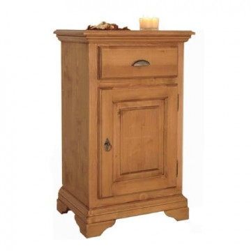 Comoda lemn masiv cu 1 usa si 1 sertar Apuseni, 56 x 39 x 90 cm