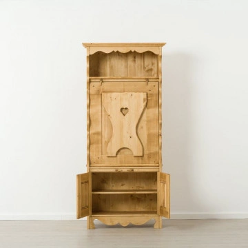 Masa de cioban Cabana cu 3 usi, lemn masiv rustic, 94 x 41 x 210 cm - Img 4
