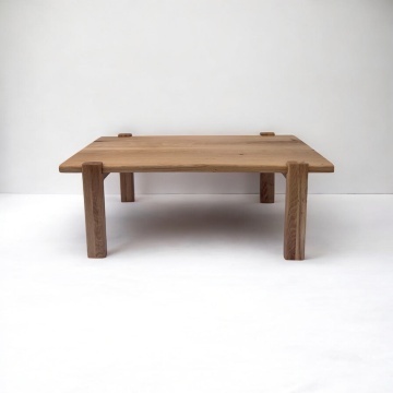 Masuta de living Mapigano lemn masiv stejar, 110 × 54 × 40 cm, alege esenta - Img 6