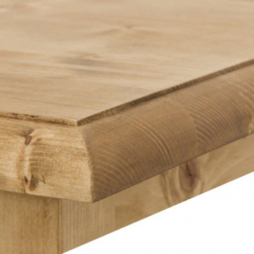 Noptiera Rustic Floare de Colt cu 1 sertar si nisa din Lemn Masiv 44 x 35 x 50 cm - Img 4